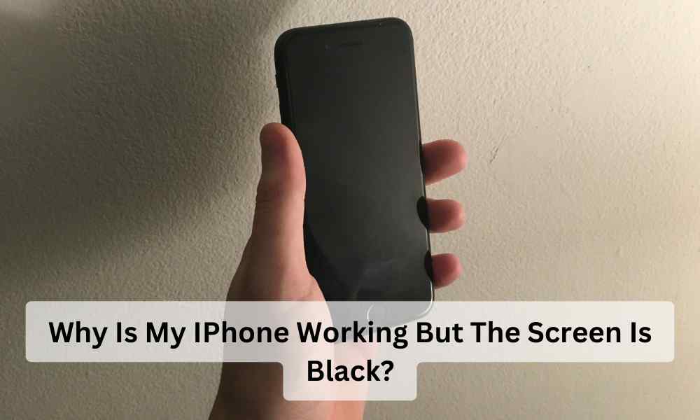 Why Is My IPhone Working But The Screen Is Black?