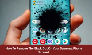 black spot on samsung phone screen